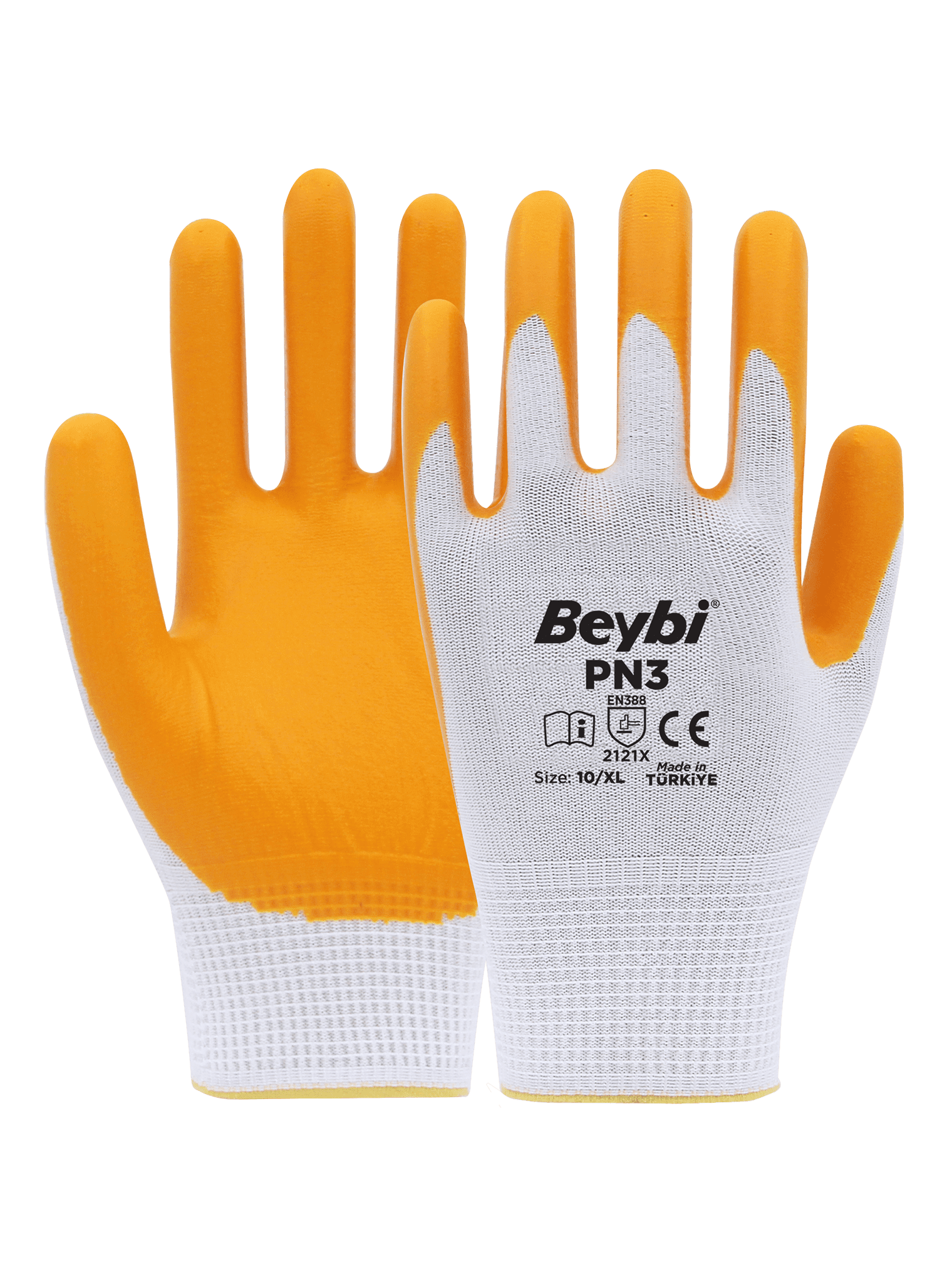 PN3 Nitril Kaplı Polyester Eldiven