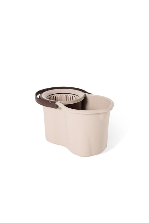 Planet Spin Mop Klasik Eko Shrink (Temizlik Seti) 19 LT Yeni Krem/Çikolata Kahve